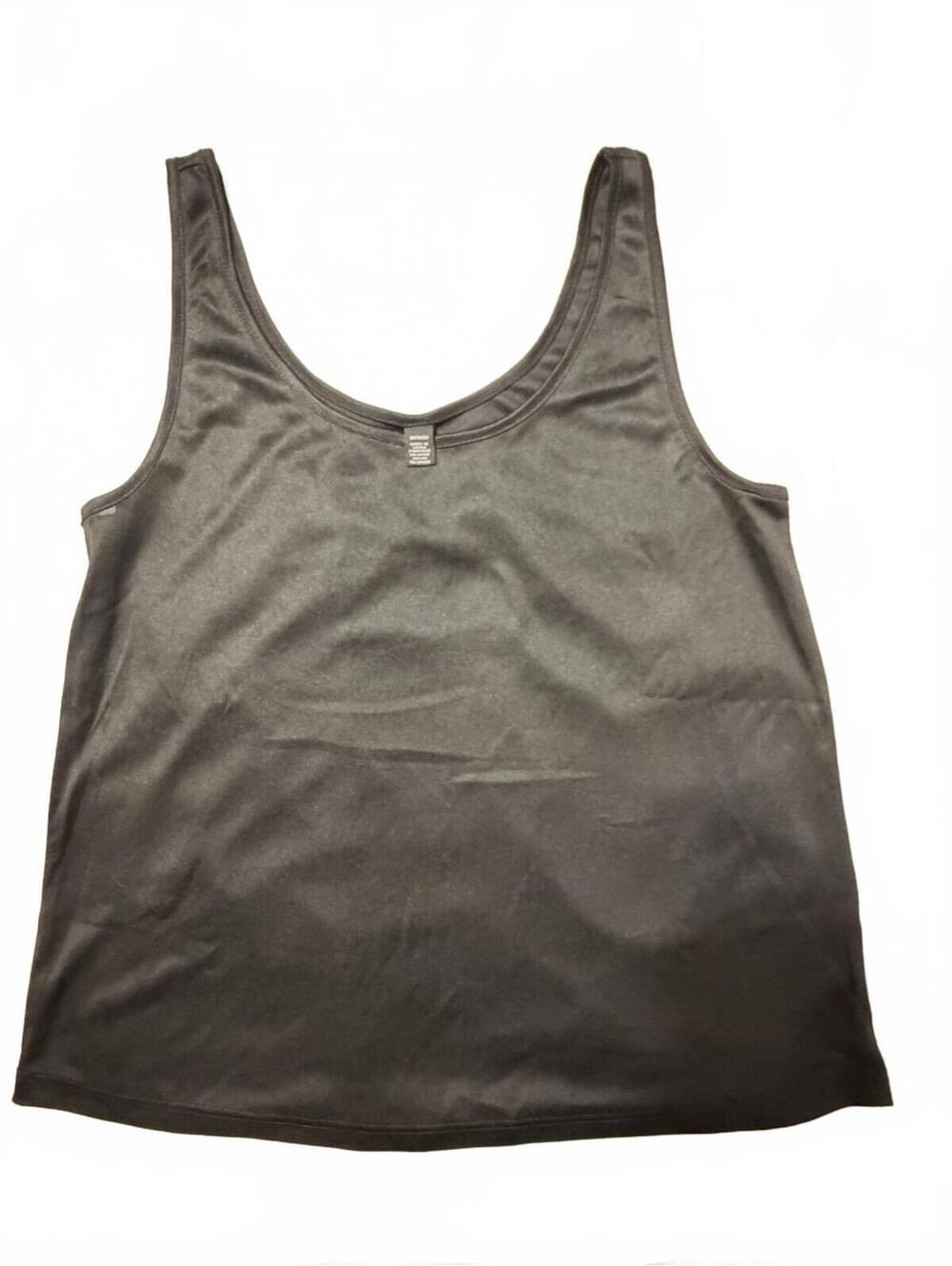 Scoop Neck Tank Top Black Classic Women's